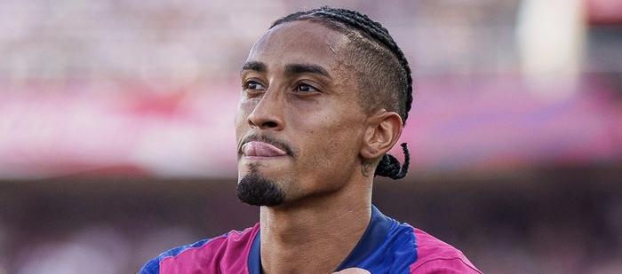 El brasileño Raphinha fue la figura del encuentro.