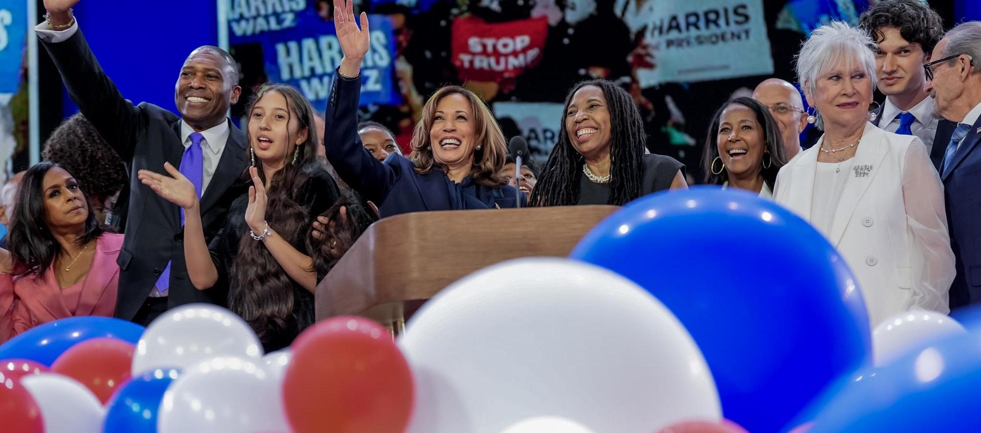 Kamala Harris inicia su campaña presidencial. 