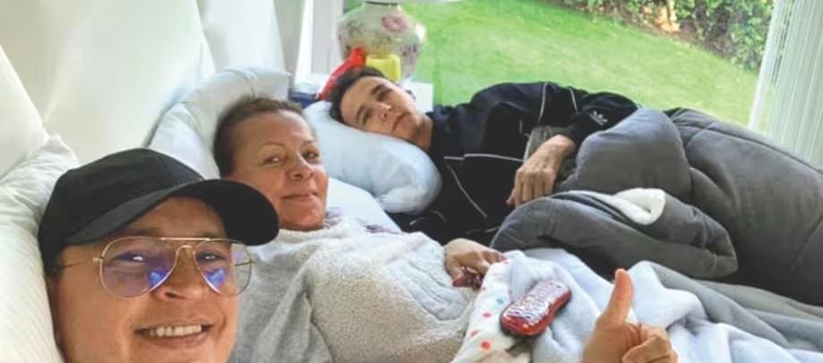 Jhonier Leal, Marleny Hernández y Mauricio Leal.