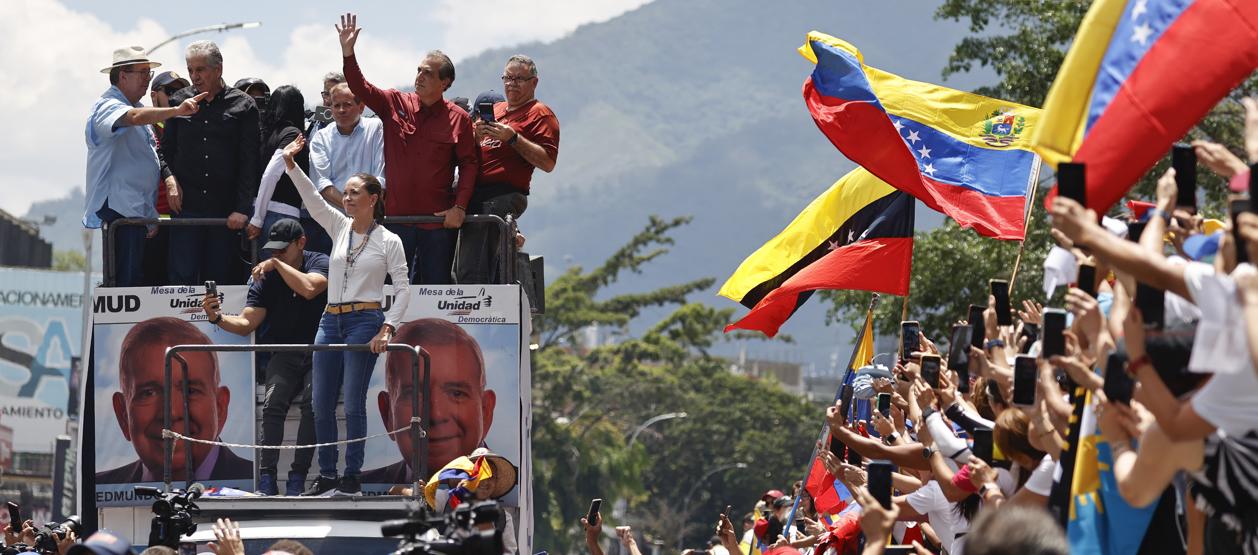 La líder de la oposición venezolana, María Corina Machado.