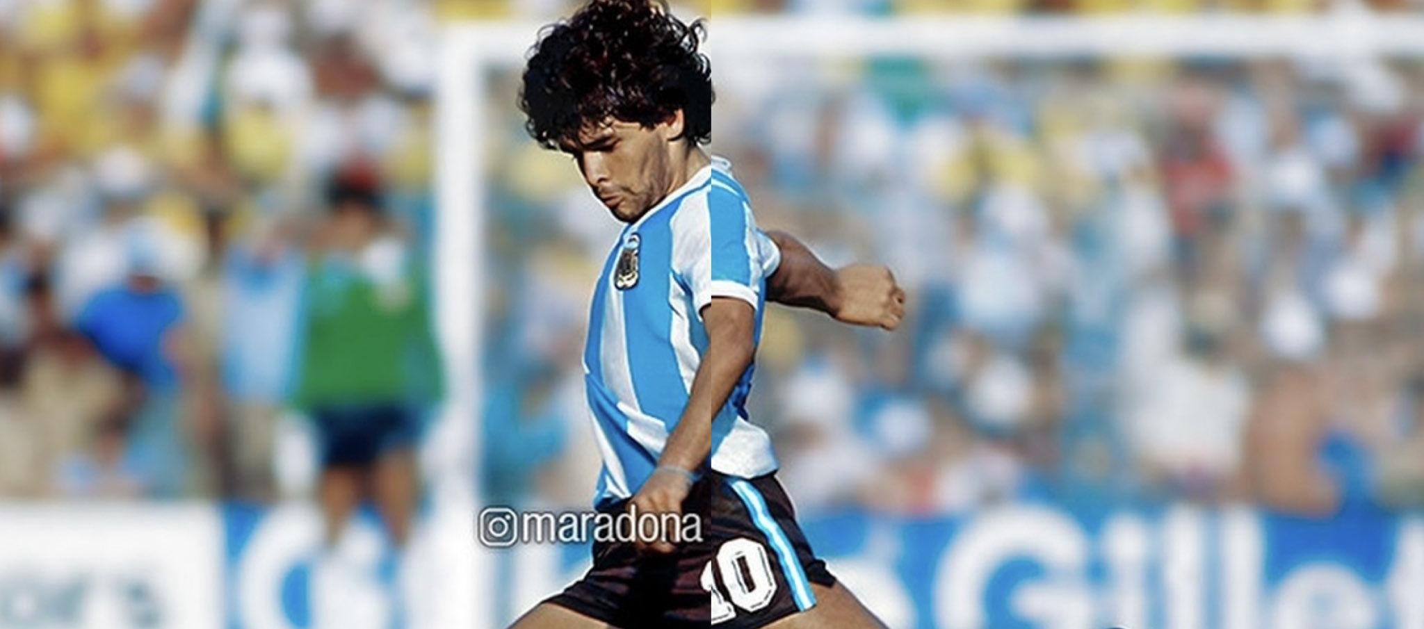 El astro Diego Maradona.
