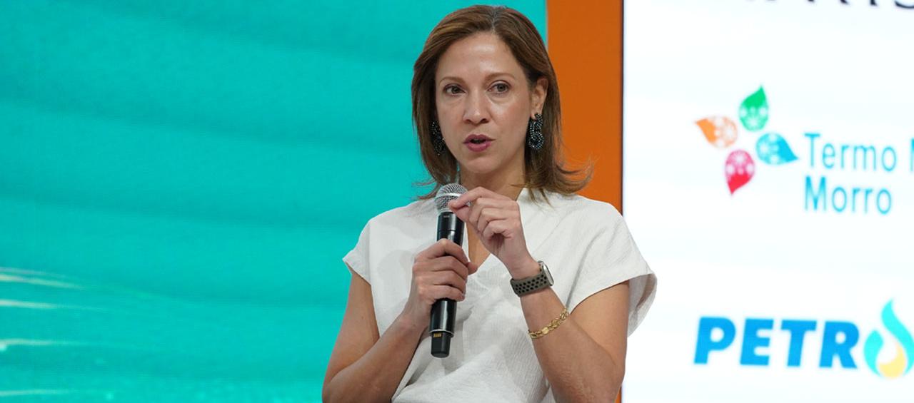 María Claudia Lacouture, presidenta de la Cámara Colombo Americana.