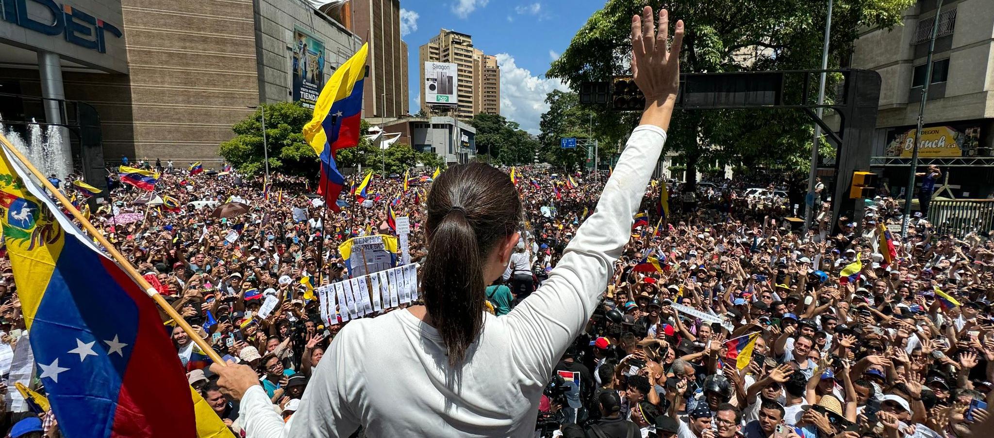 María Corina Machado, líder opositora