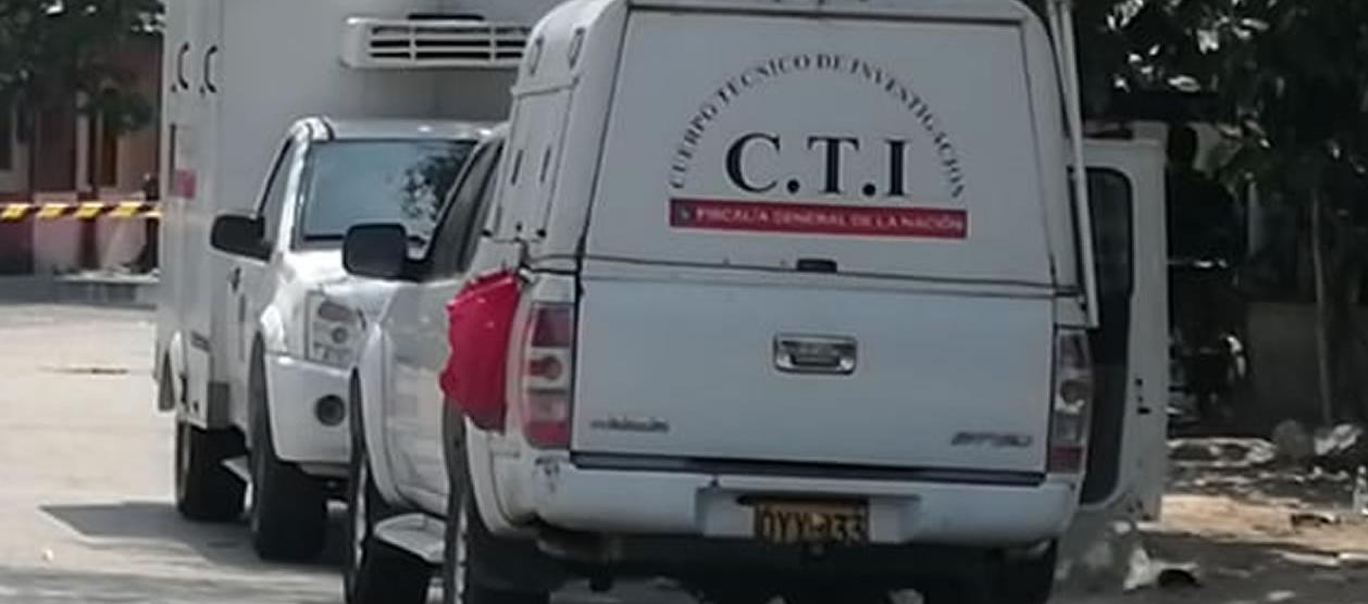 El CTI de la Fiscalía asumió la investigación en este hecho violento en la capital del Cesar. 