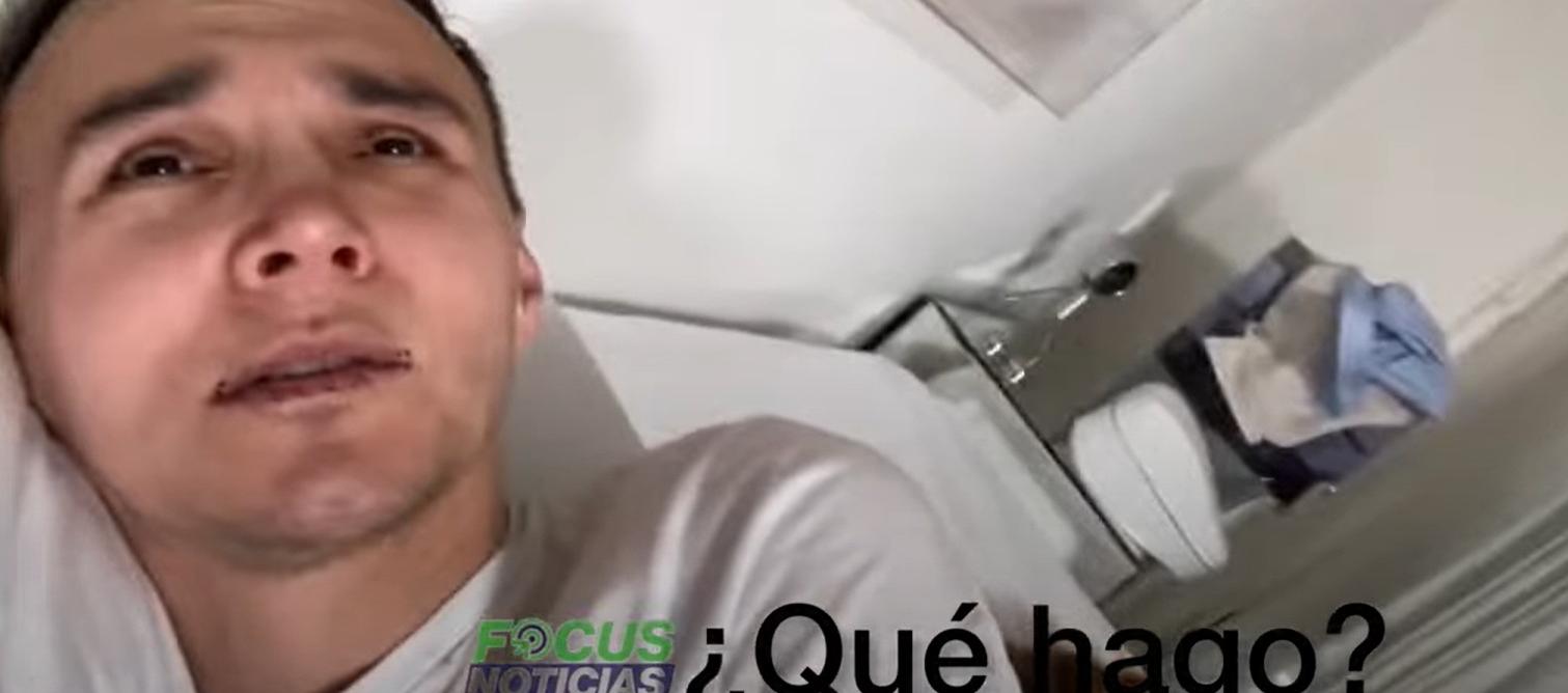 Mauricio Leal en el video antes de morir.