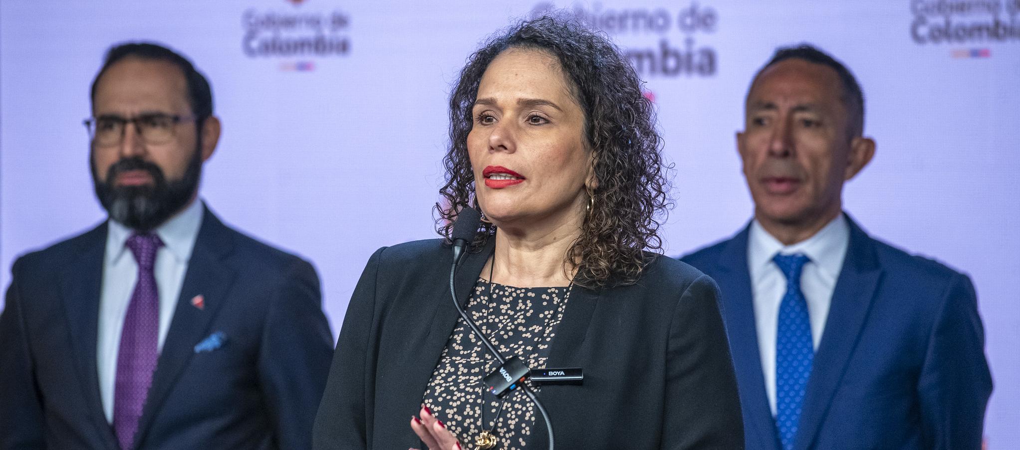 María Constanza García, Ministra de Transporte.