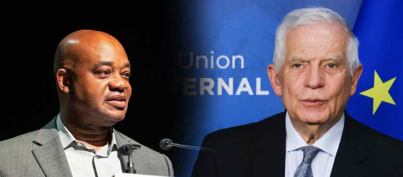 Luis Gilberto Murillo y Josep Borrell.