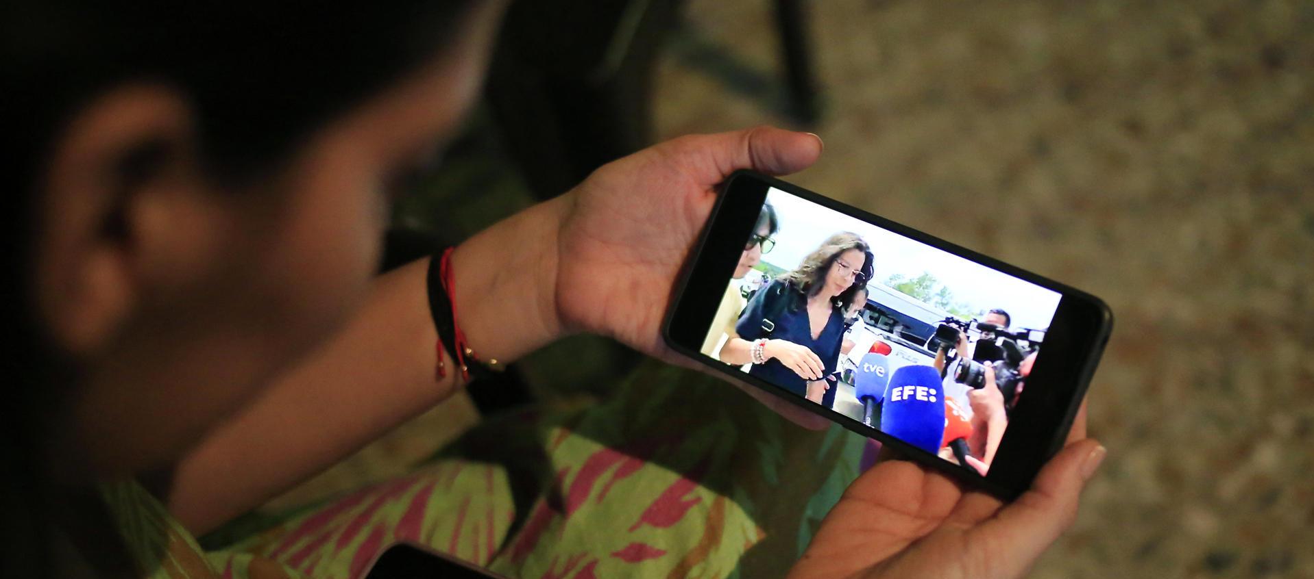 Nancy Sofía Jattin, amiga del cirujano Edwin Arrieta.