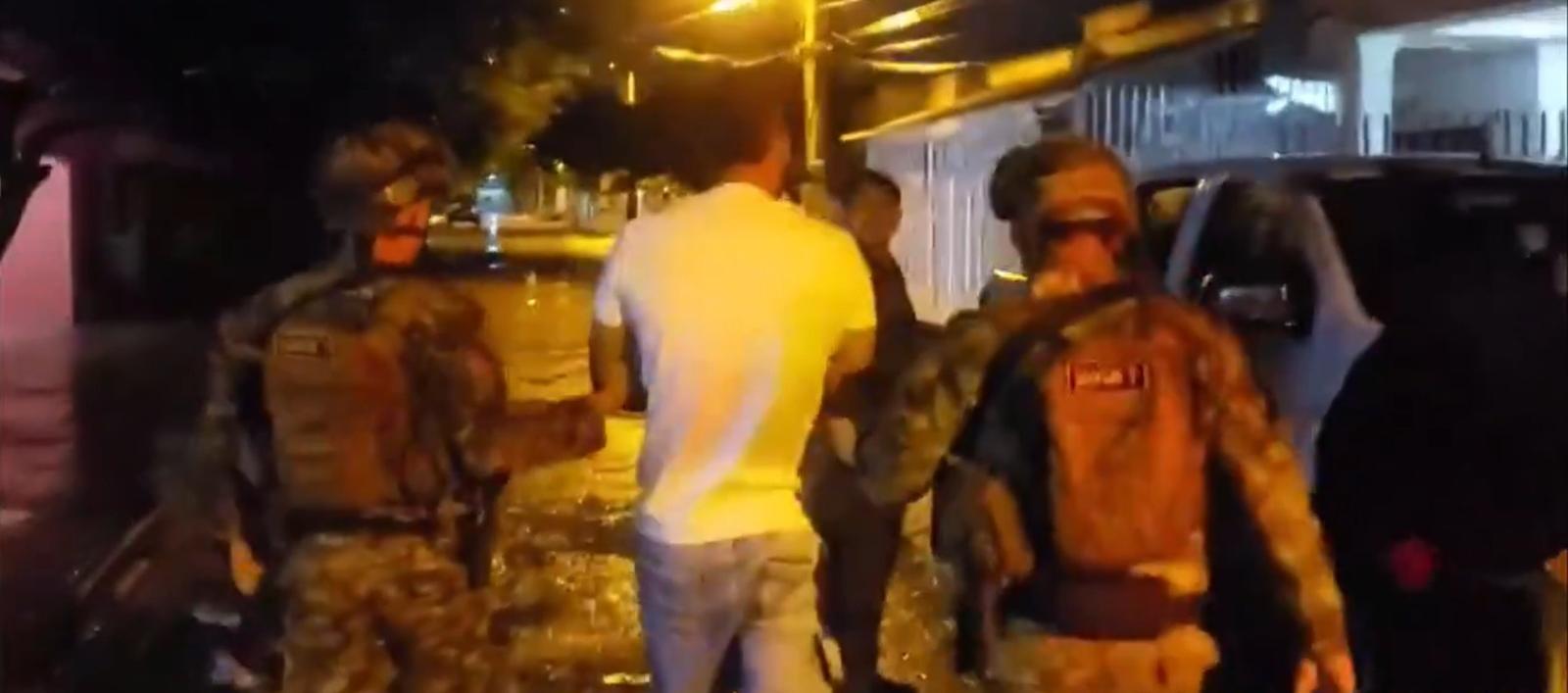 Momento de la captura.