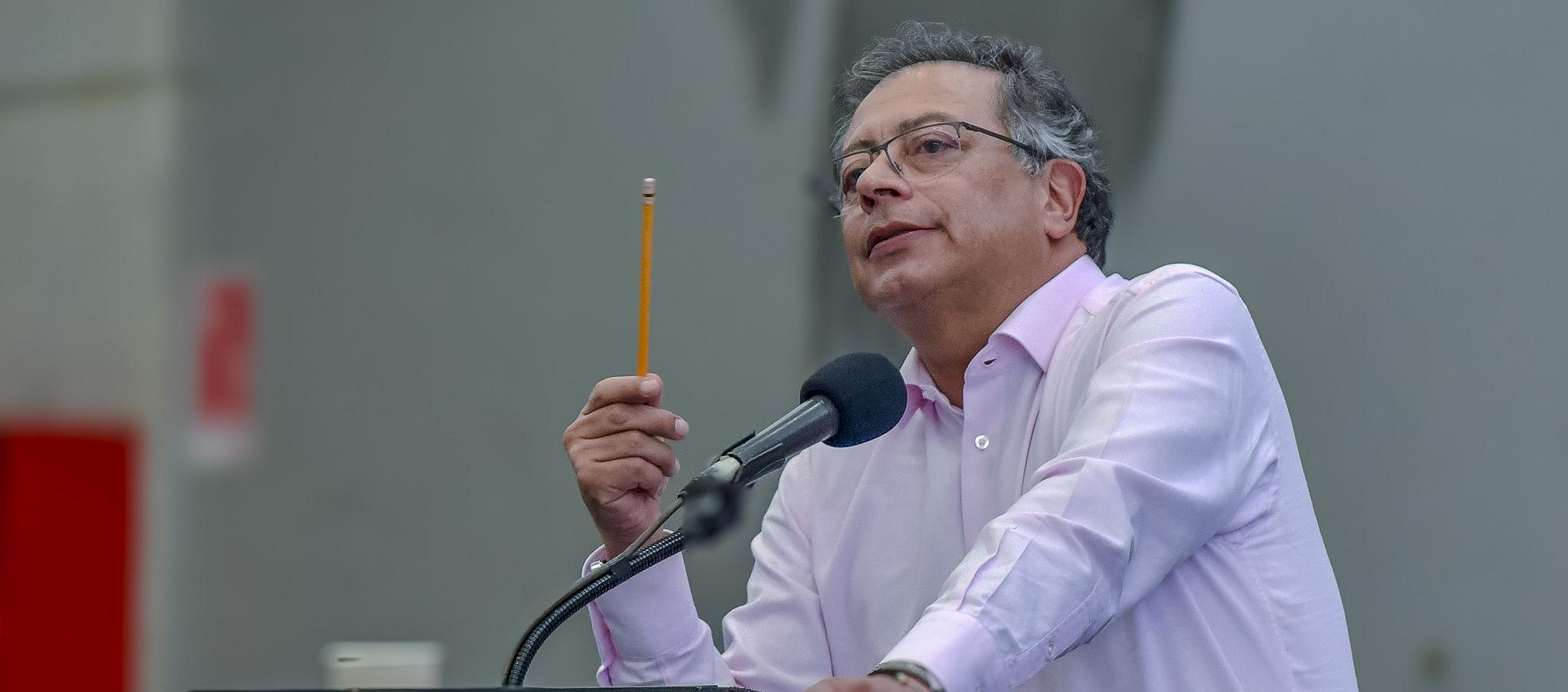 El Presidente Gustavo Petro.