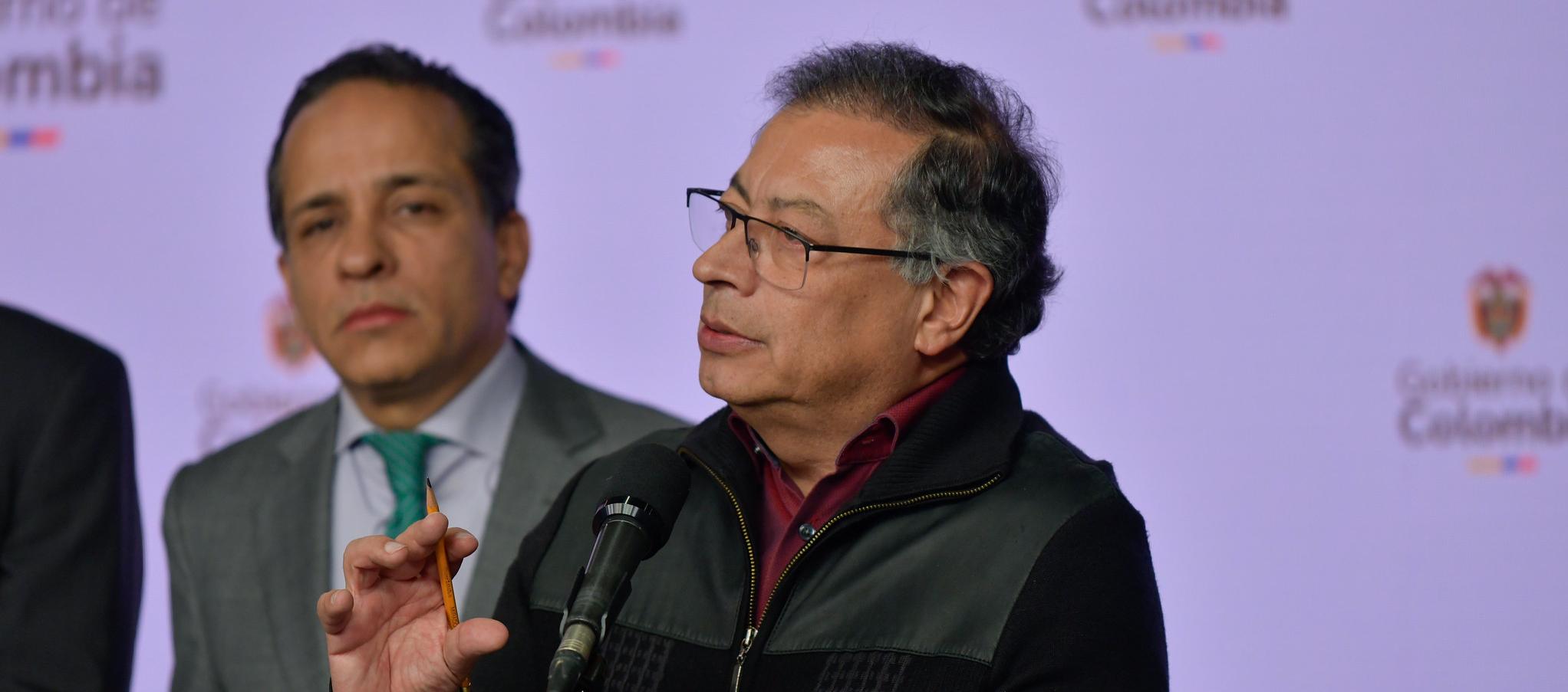 El Presidente Gustavo Petro.