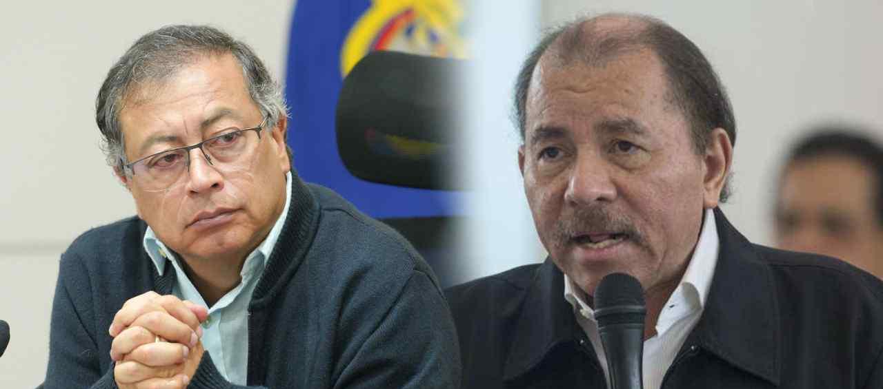 El Presidente Gustavo Petro y Daniel Ortega.