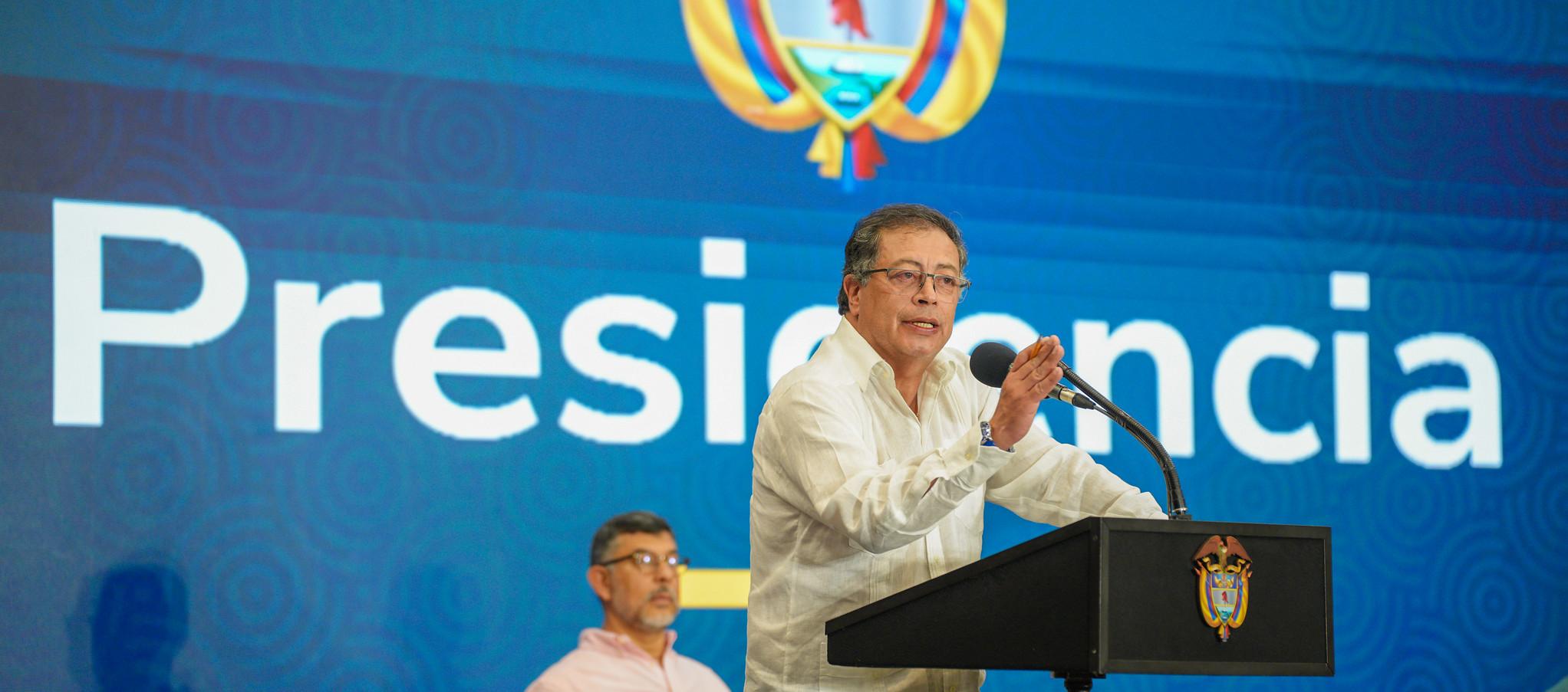 El Presidente Gustavo Petro.