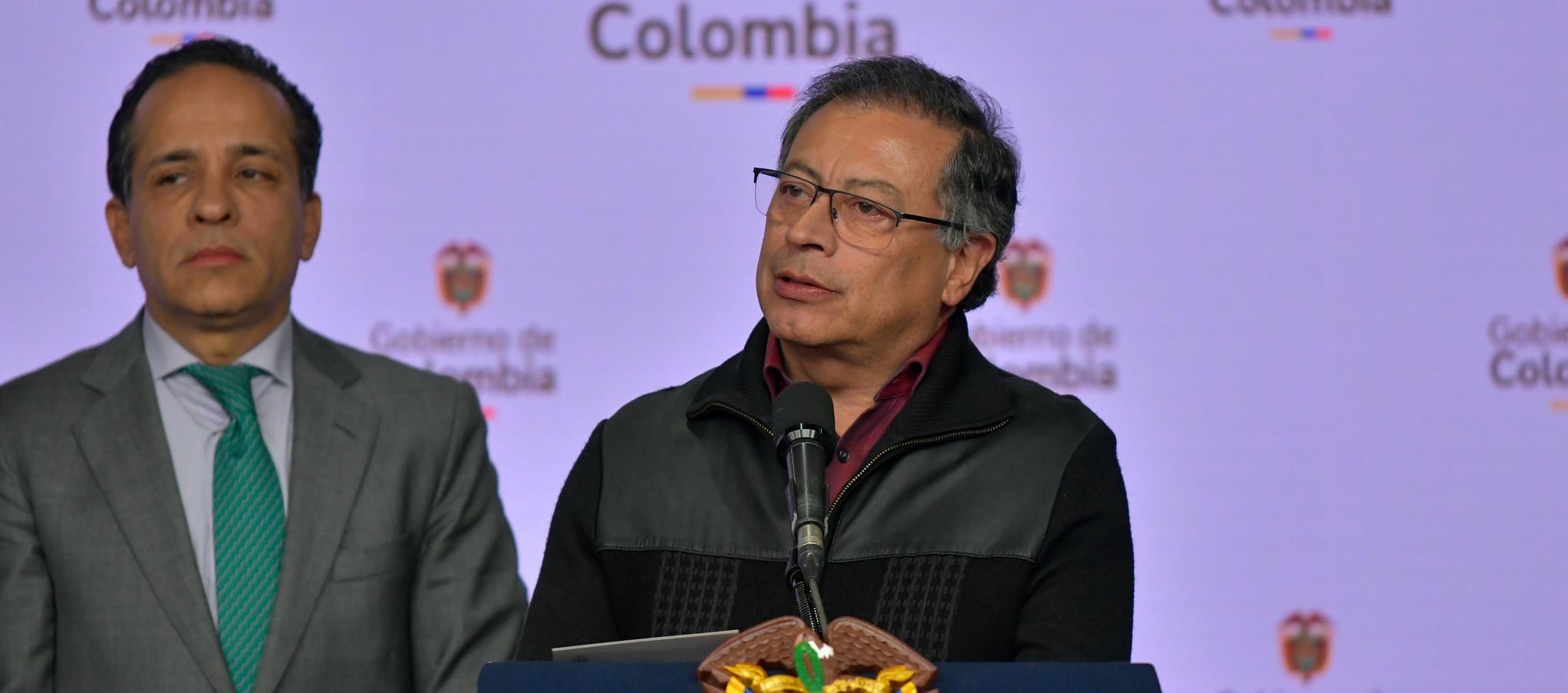 El Presidente Gustavo Petro.