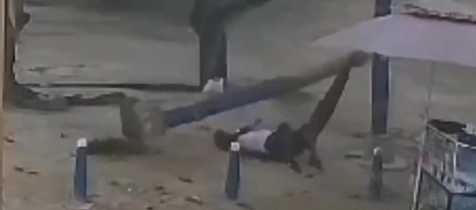 Imagen del accidente.