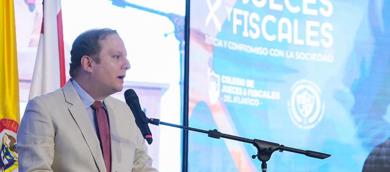 El secretario Jurídico del Atlántico, Rachid Náder. 