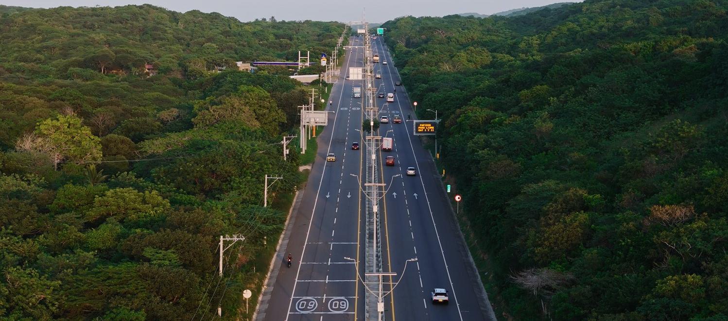 Vía Cartagena-Barranquilla.