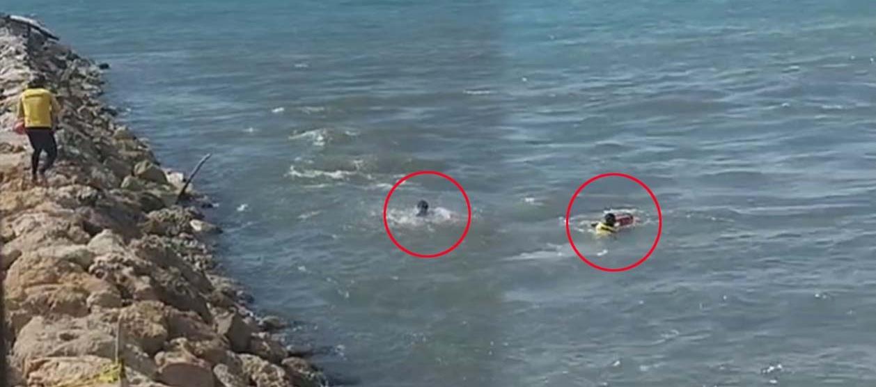 Imágenes del rescate.