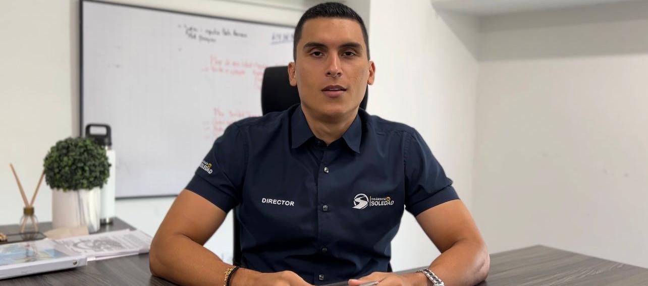 Santander Donado, director del Instituto de Tránsito y Transporte de Soledad. 