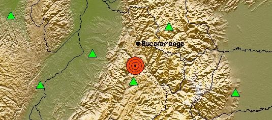 El reporte del Servicio Geológico Colombiano.