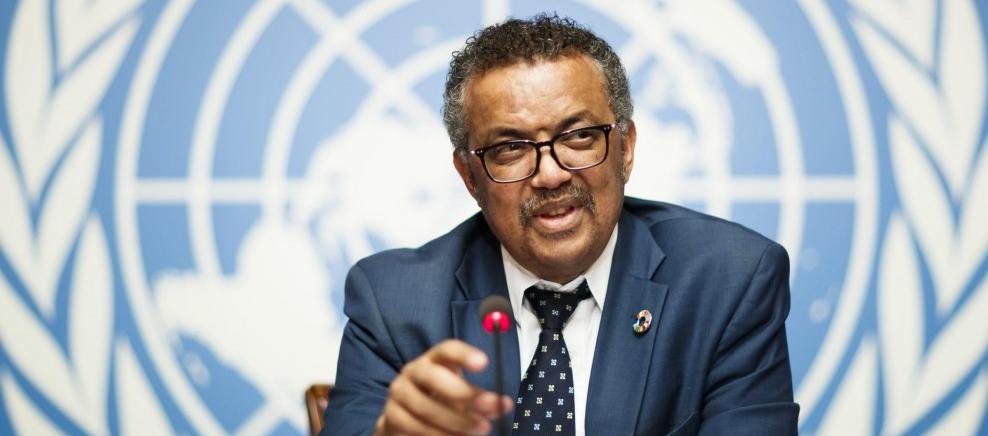 Director general de la OMS, Tedros Adhanom Ghebreyesus.