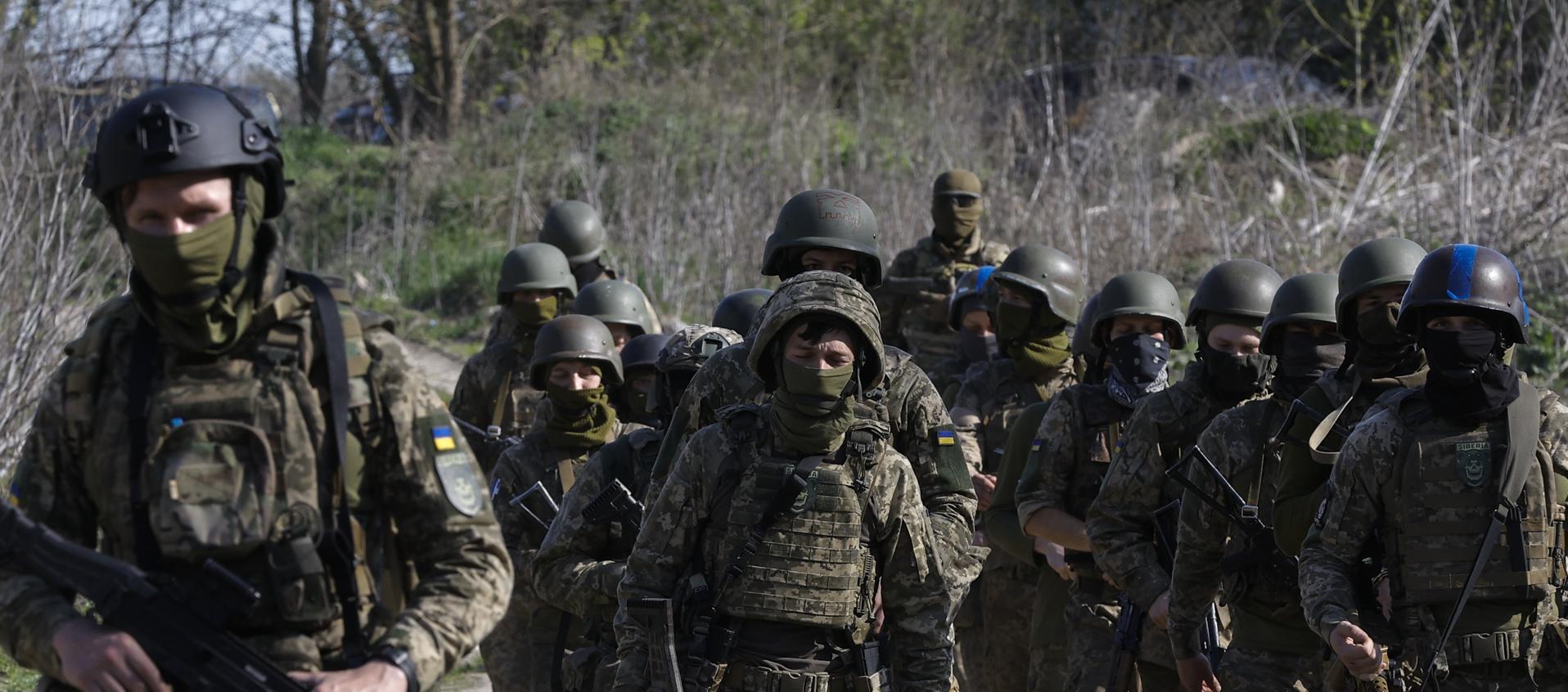 Militares ucranianos.