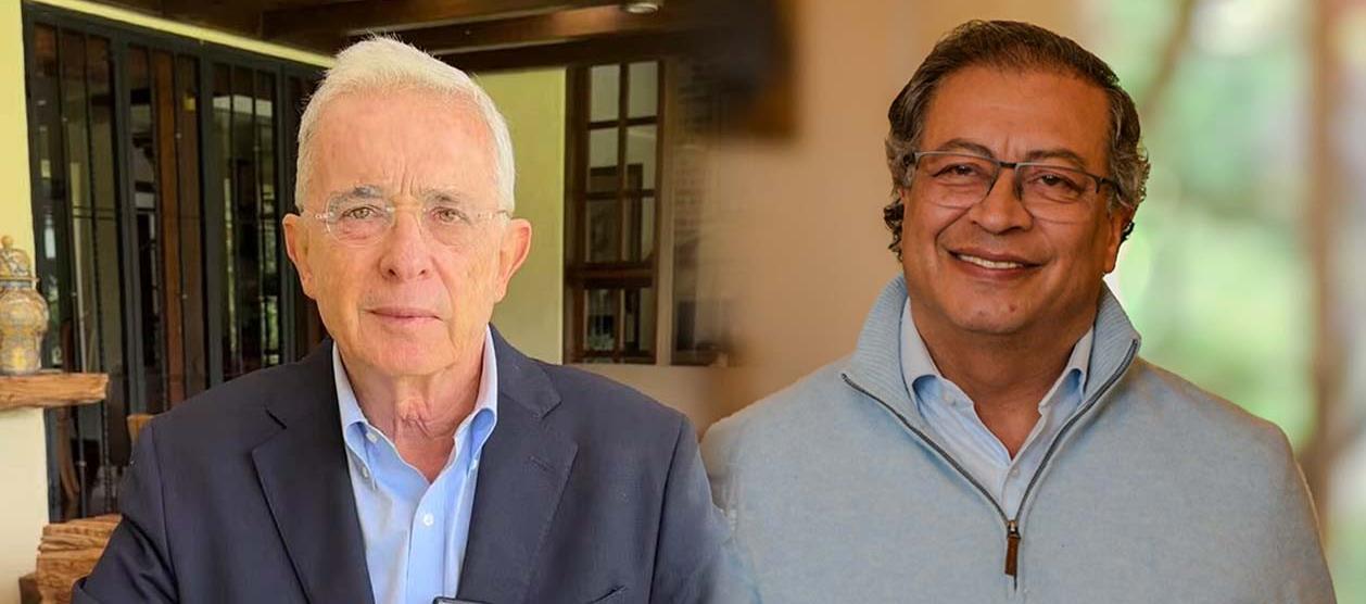 Álvaro Uribe Vélez y Gustavo Petro