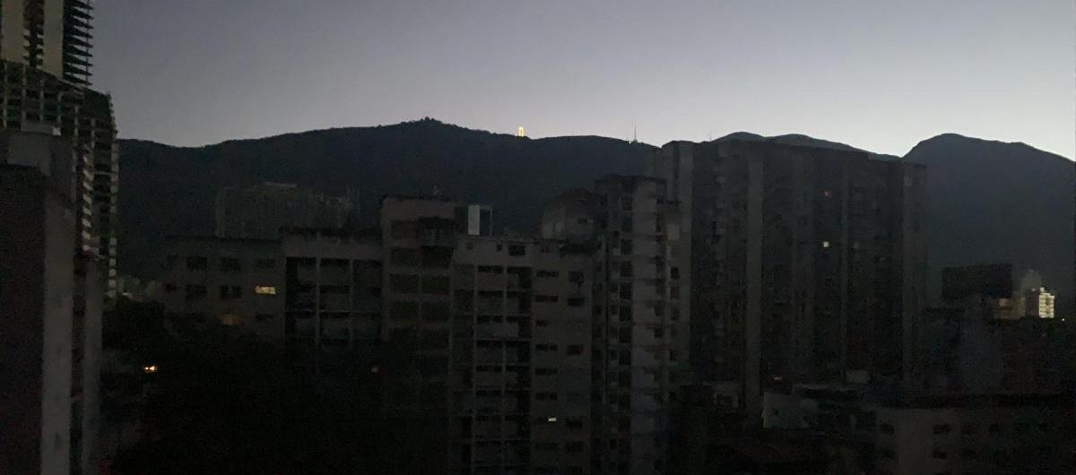 Imagen del apagón.