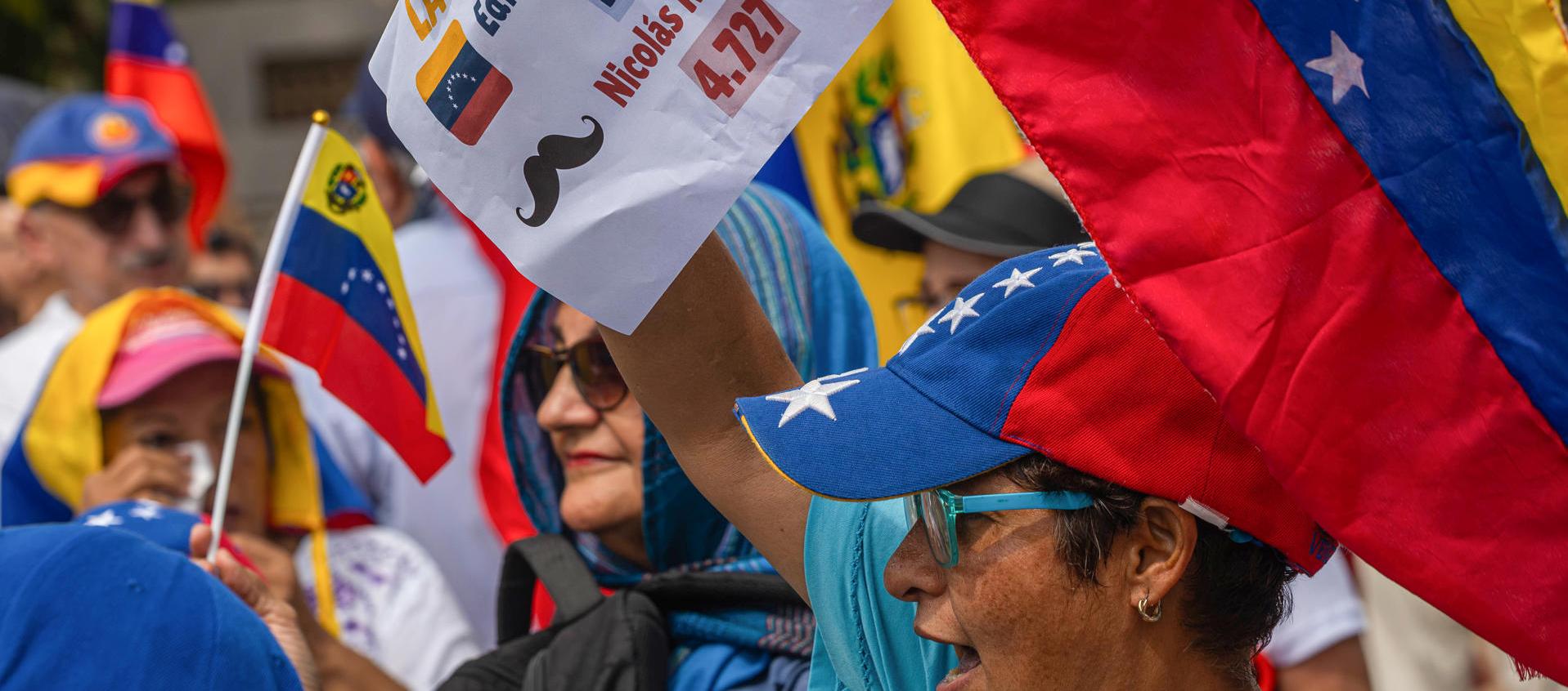 Protesta convocada por María Corina Machado.