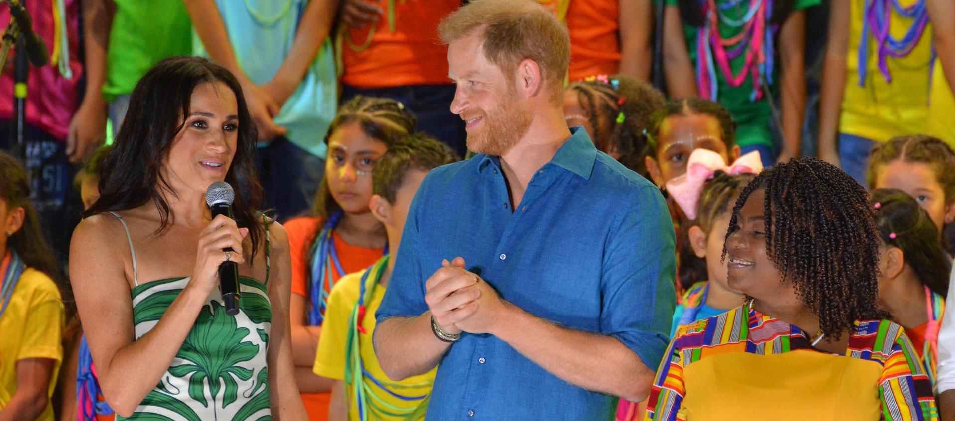 Visita de los  Duques de Sussex a Colombia al Festival Petronio Álvarez.