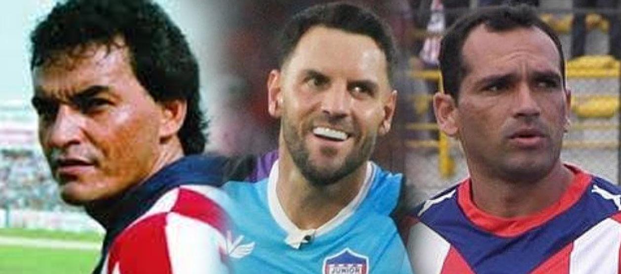 Dulio Miranda, Sebastián Viera y Hayder Palacio.