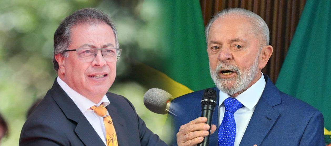 Gustavo Petro y Lula da Silva.