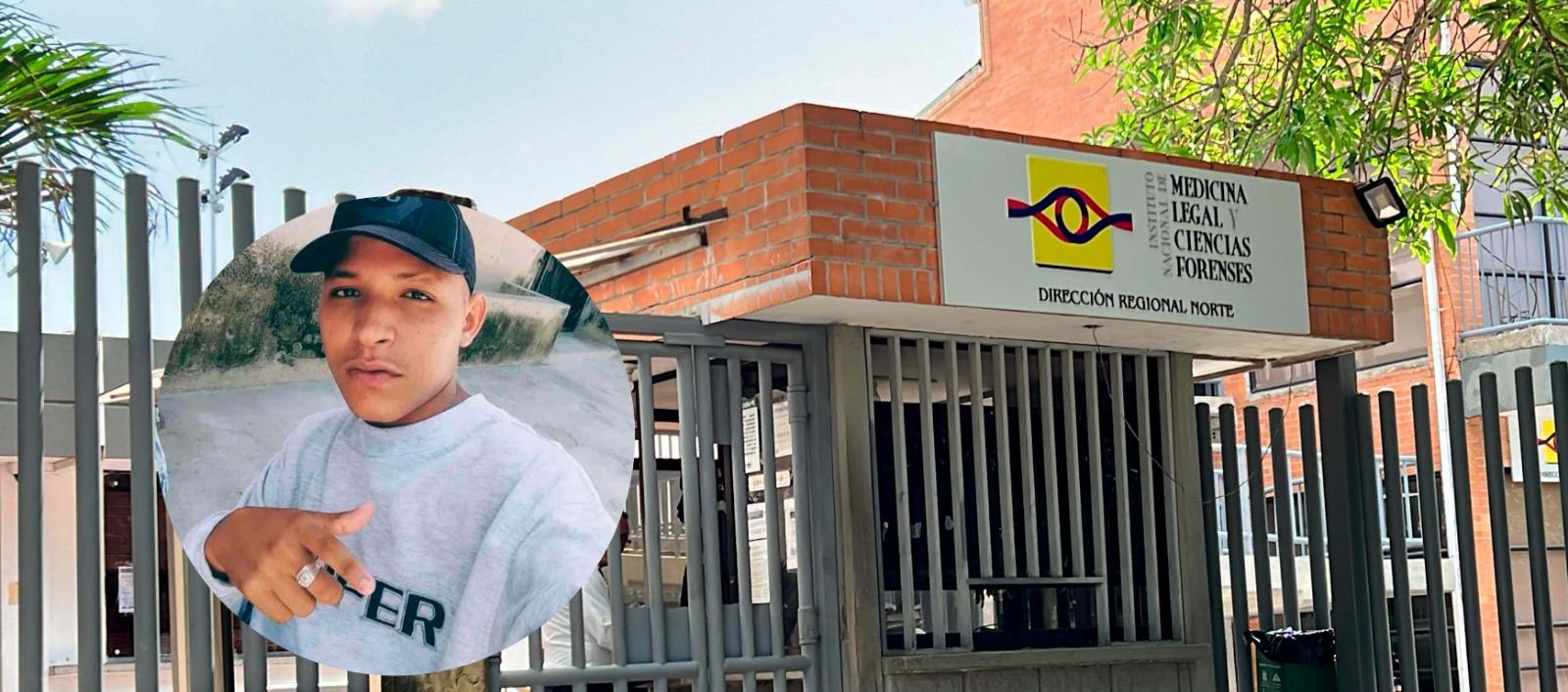 El joven fallecido y Medicina Legal.