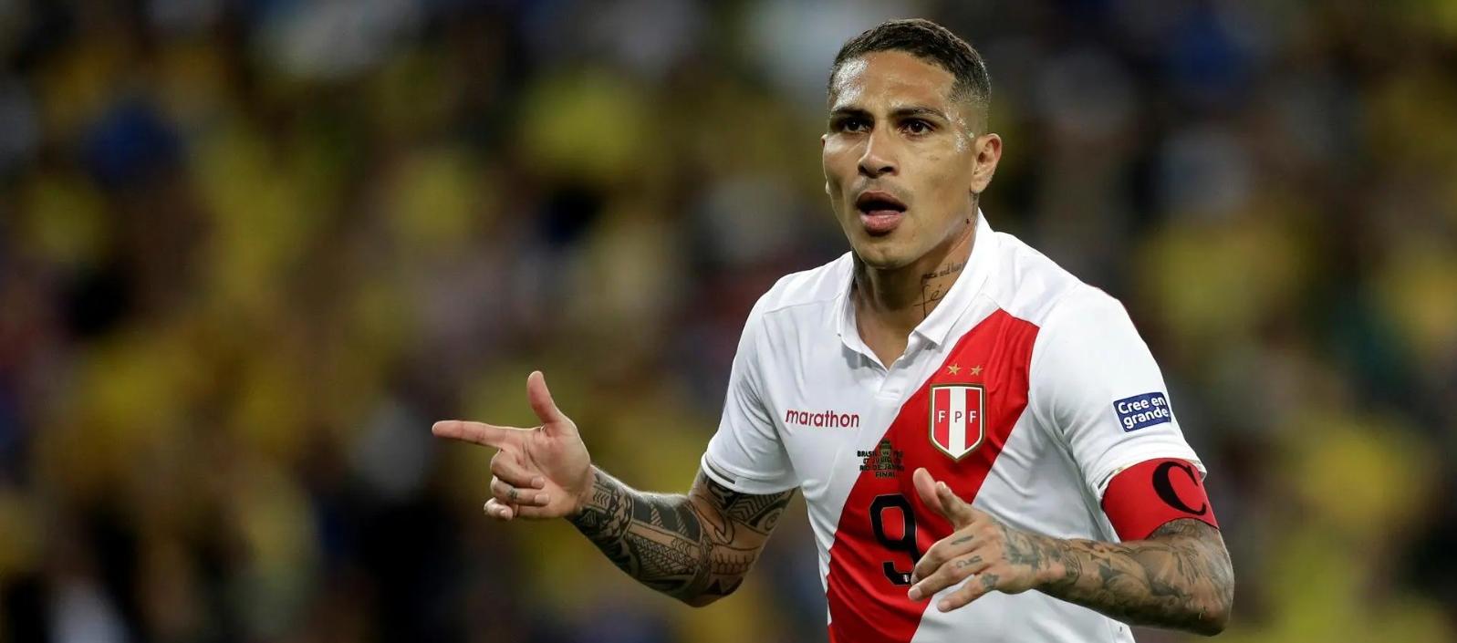 Paolo Guerrero, atacante de la selección peruana.