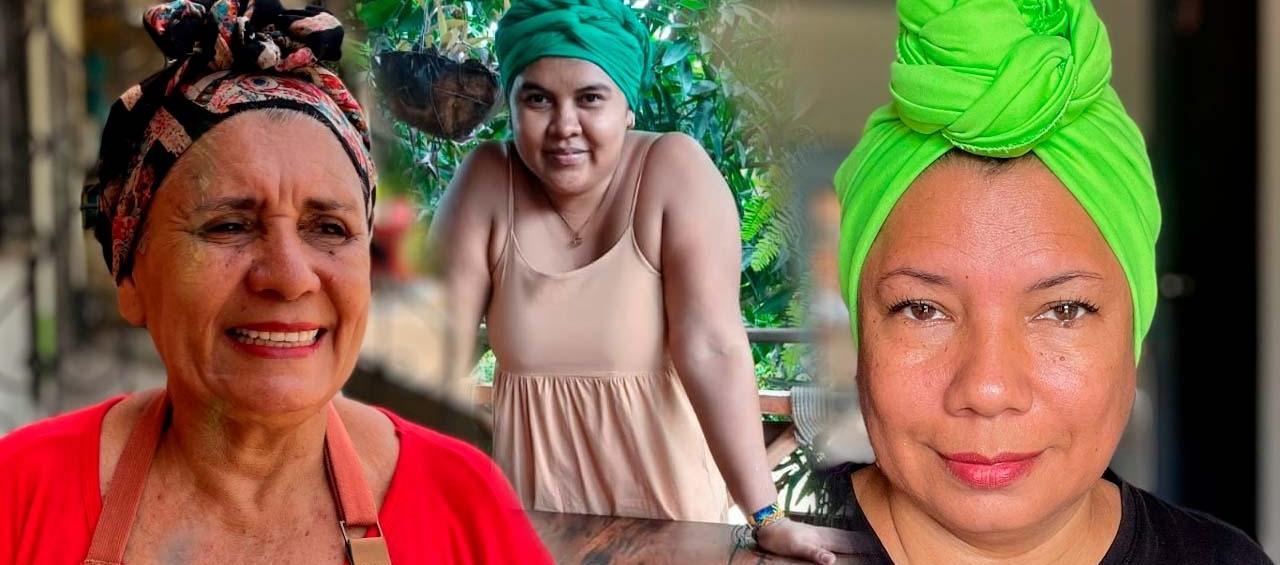 Heidy Pinto, María Rúa y Zoraida ‘Chori’ Agámez. 