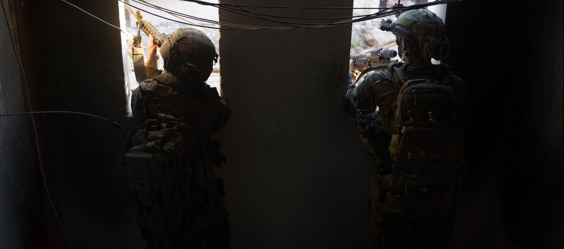 Militares en la zona.