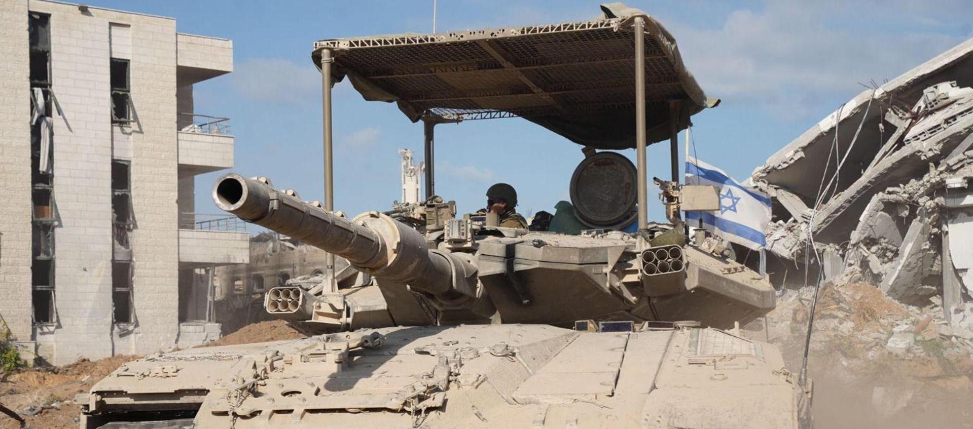 Tanque de guerra de Israel.