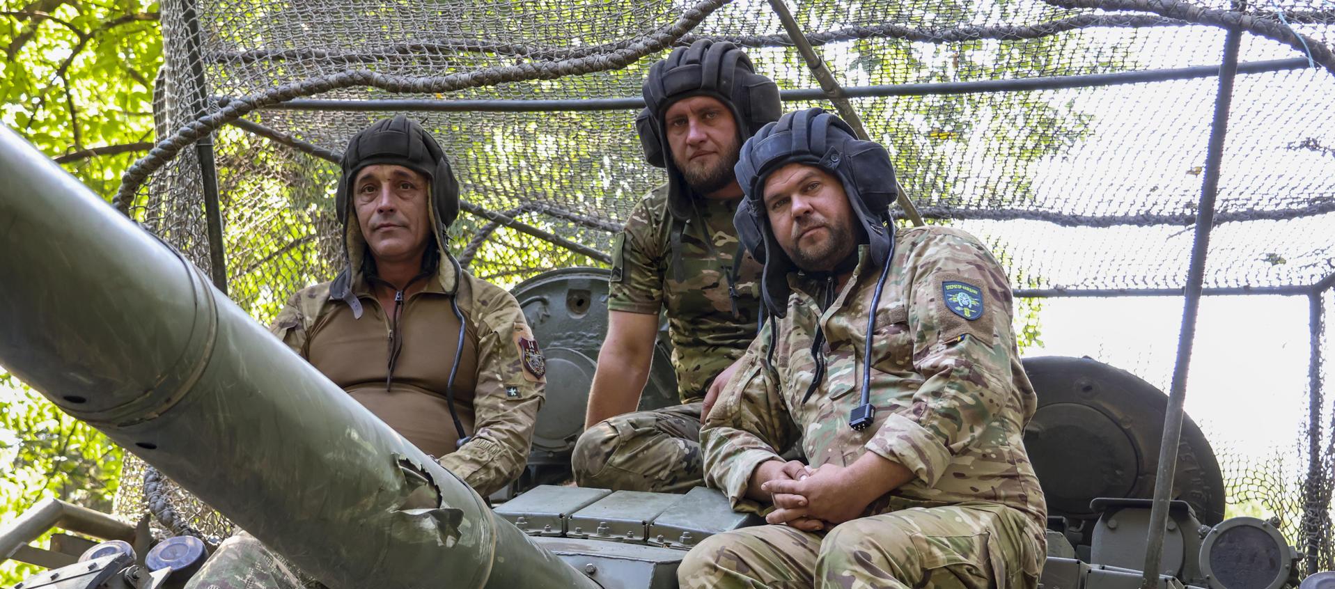 Soldados ucranianos.