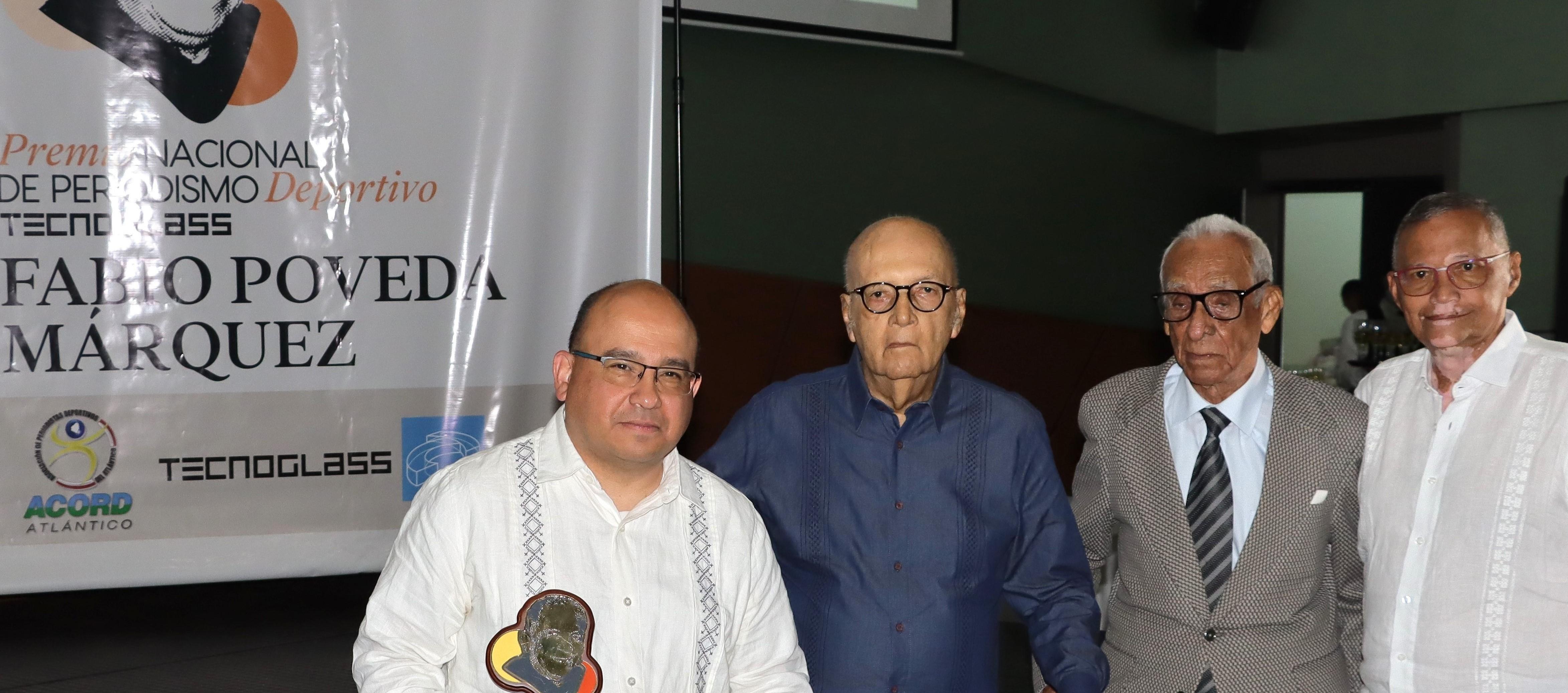 Los ganadores de 2023: José Orlando Ascensio, Jorge Humberto Klee, Guillermo Rodríguez y Ricardo Ordóñez.