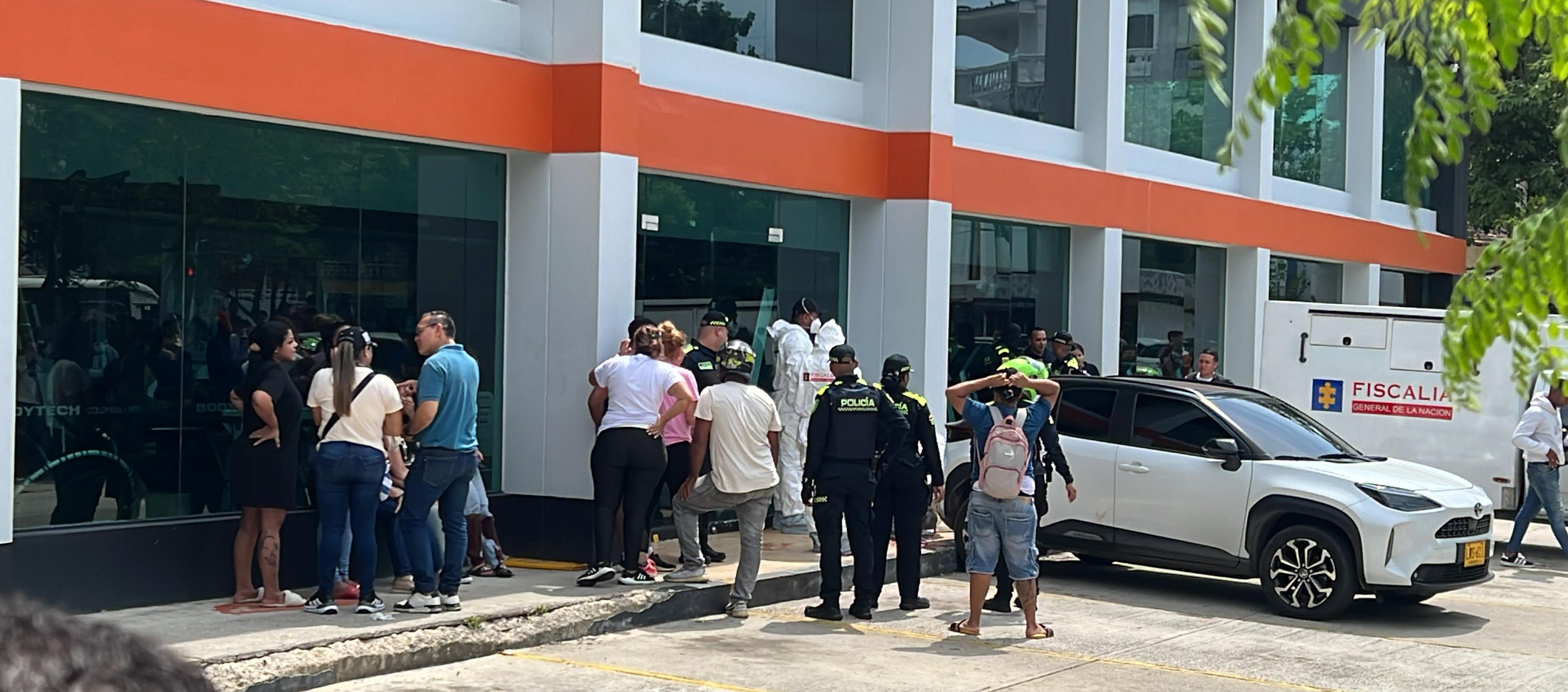 Ocurrió en la carrera 43 con calle 61. 