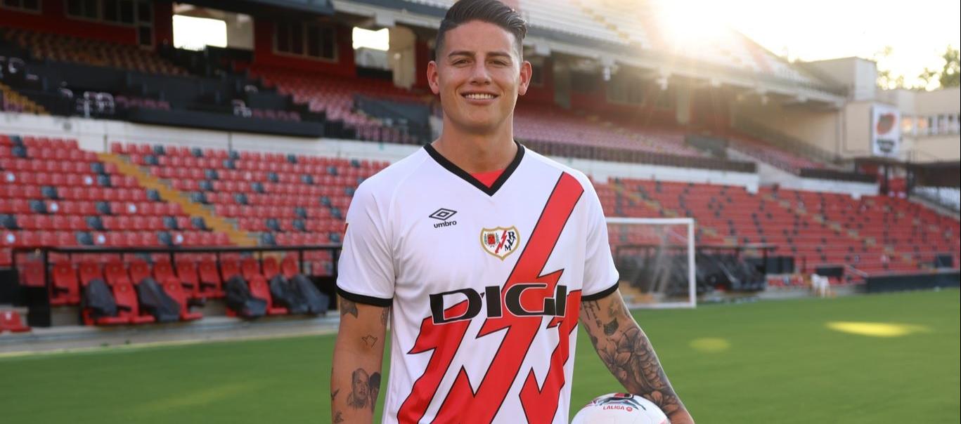 James Rodríguez, nuevo jugador del Rayo Vallecano. 
