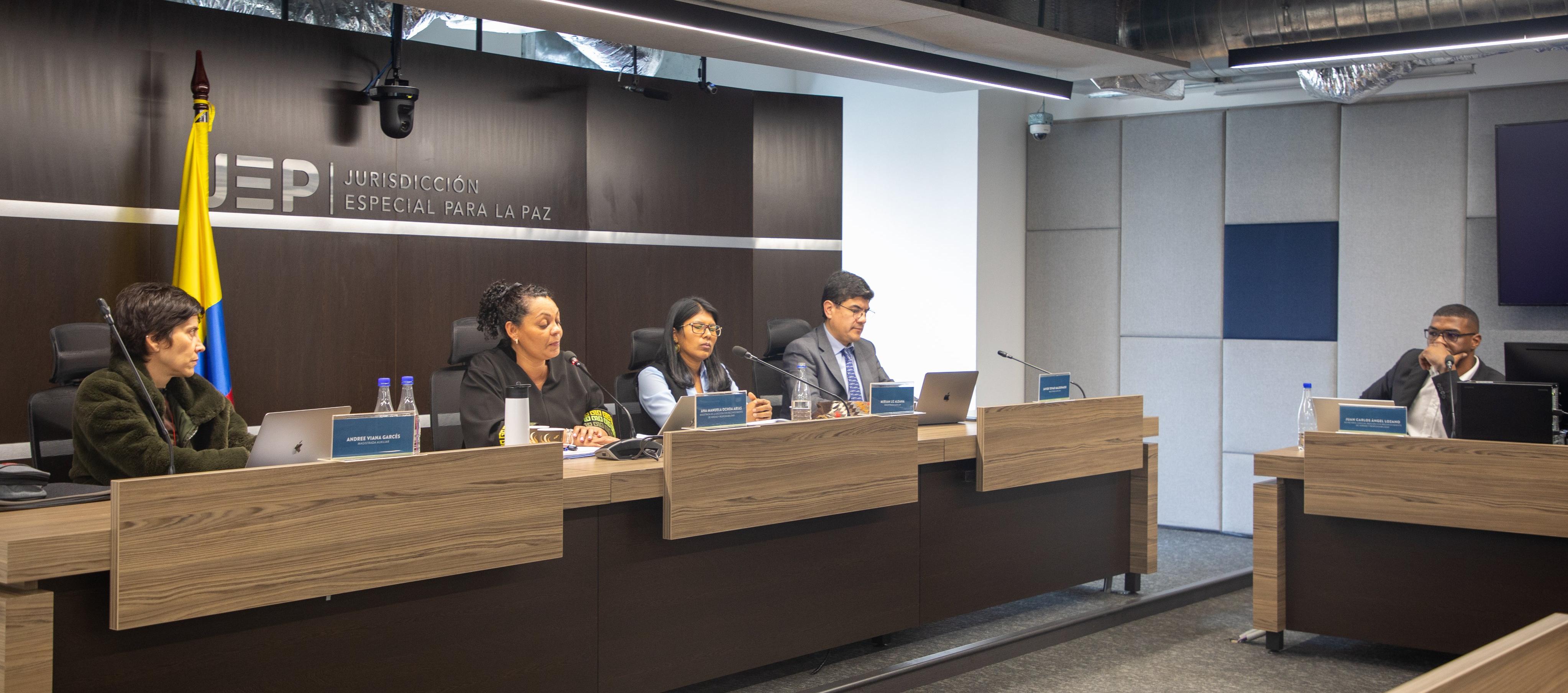 La jornada la lideró la Sección de Primera Instancia para Casos de Reconocimiento de Verdad y Responsabilidad.