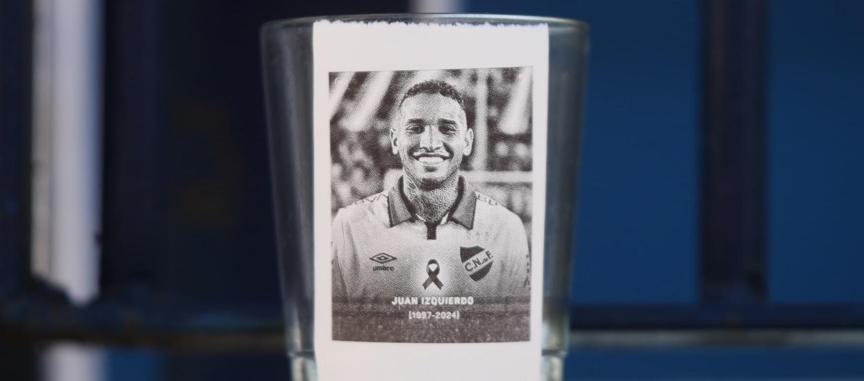 Juan Izquierdo, futbolista uruguayo fallecido el martes, en Sao Paulo.