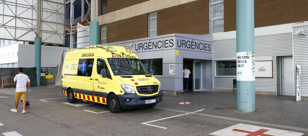 Vista exterior del hospital donde estuvo recluido el padre de Lamine Yamal. 