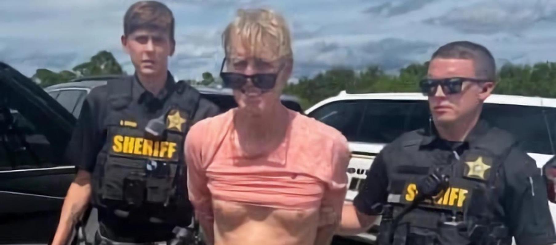 Momento de la captura a Ryan Routh, el sospechoso.