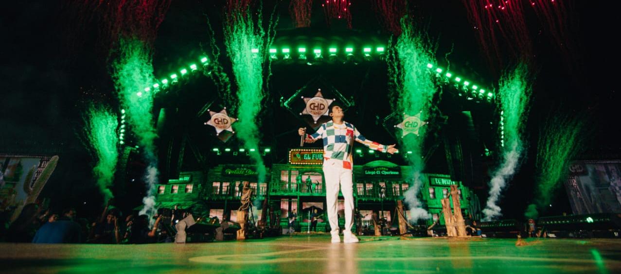 Churo Díaz durante su presentación. 