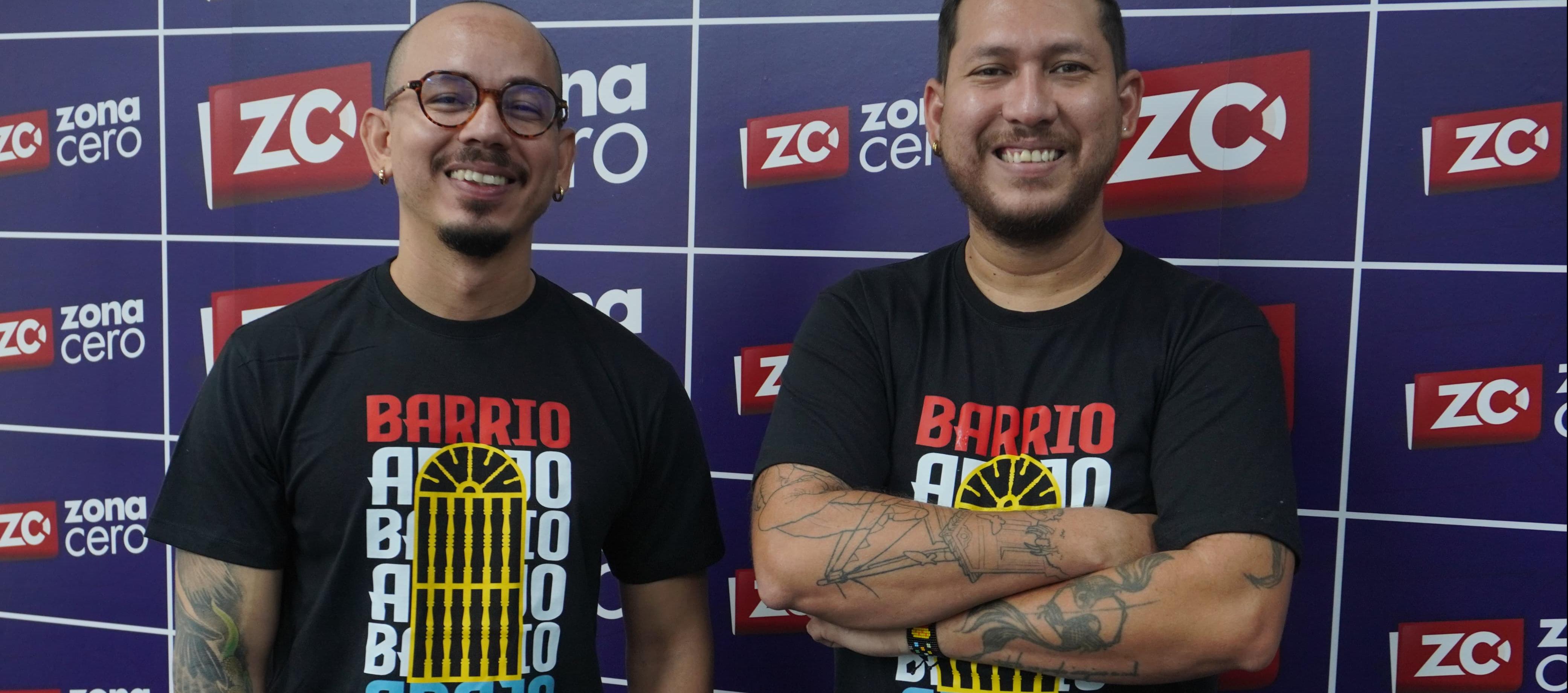 Charlie Martínez Iglesias y Luis Miranda Sarmiento, creadores de 'Barrio Abajo Tour'. 