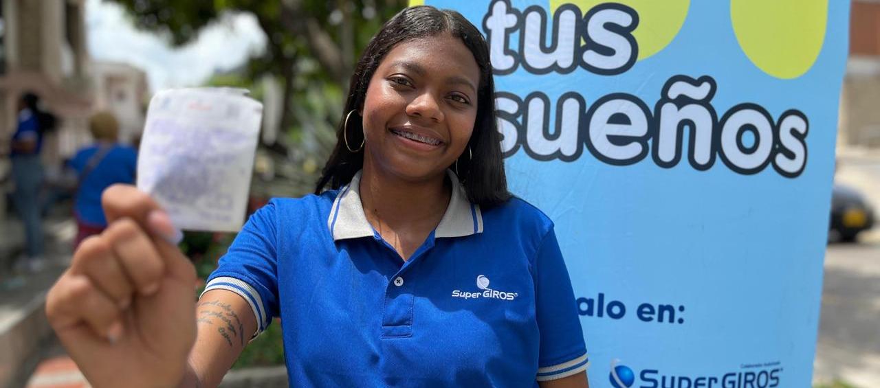 Zharit Acosta la portadora de la suerte que con su equivocación hizo millonaria a una mujer en Barranquilla.