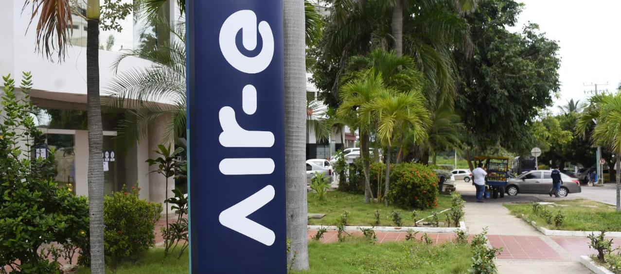 Fachada de la empresa Air-e. 