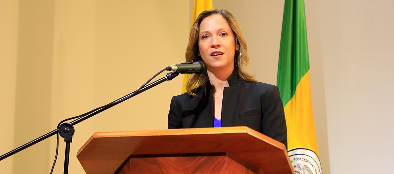 María Claudia Lacouture, presidenta ejecutiva de la  Cámara de Comercio Colombia Americana.